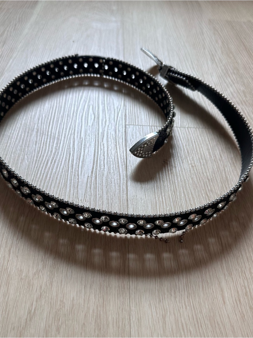 Black Studded Belt